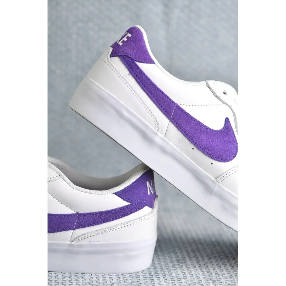 New! Size: 10.5 Women|Nike Zoom Pogo Plus ISO SB White/Court Purple|DZ4916-100 - Picture 8 of 15